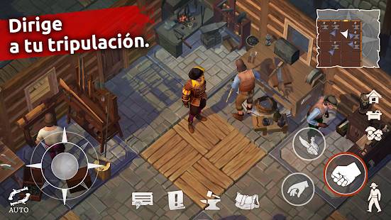 Descarga Mutiny Pirate Survival RPG MOD APK con Artesanía Gratis | Dinero ilimitado | Energía | Objetos Magic Split para Android Gratis 3