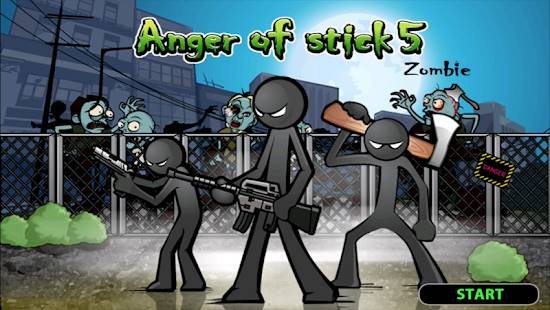 Descarga Anger of stick 5: zombie MOD APK con Oro y Diamantes Infinitos para Android Gratis 4