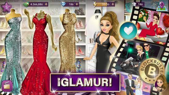 Descarga Hollywood Story: Fashion Star MOD APK con Dinero Infinito para Android Gratis 