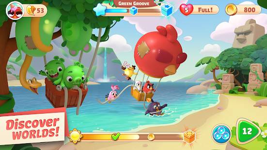 Descarga Angry Birds Journey MOD APK con Vidas Infinitas para Android Gratis 2