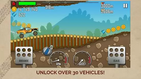 Descarga Hill Climb Racing MOD APK con Dinero Infinito para Android Gratis 2