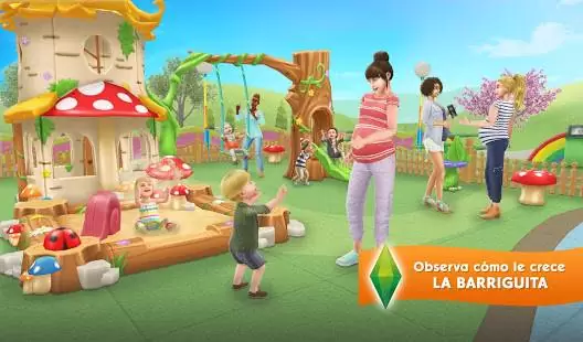 Descarga The Sims FreePlay MOD APK con Dinero Infinito Estilo de vida, social, puntos de simoleons Gratis para Android 9