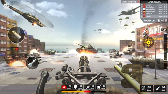 Descarga Beach War Fight For Survival MOD APK con Munición Infinita para Android Gratis 3
