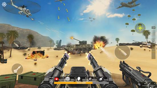 Descarga Beach War Fight For Survival MOD APK con Munición Infinita para Android Gratis 4