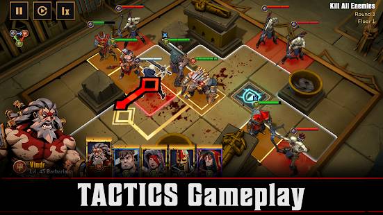 Descarga Grimguard Tactics Fantasy RPG MOD APK con Dinero Infinito para Android Gratis 