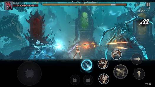 Descarga Demon Hunter: Shadow World MOD APK con Modo Dios y Alto daño para Android Gratis 8