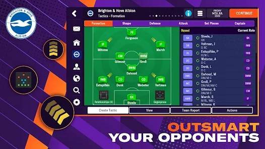 Descarga Football Manager 2024 Mobile MOD APK la Versión Completa Desbloqueada para Android Gratis 4
