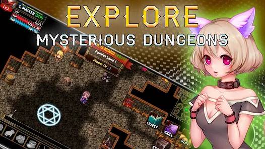 Descarga Darkside Dungeon MOD APK con Menú mod, Un Hit y Modo Dios para Android Gratis 