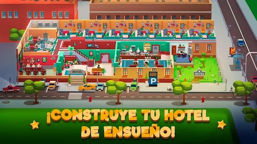 Descarga Hotel Empire Tycoon MOD APK con Dinero Infinito para Android Gratis 3
