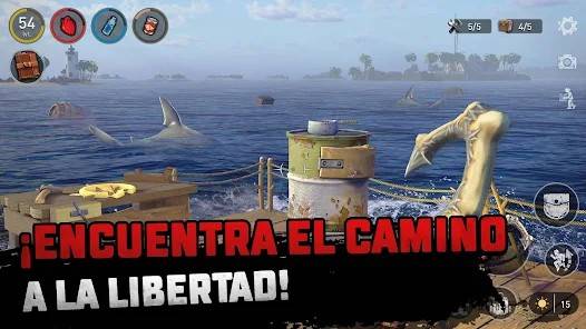 Descarga Raft Survival: Ocean Nomad MOD APK con Compras Gratis y Mega Menú para Android Gratis 4