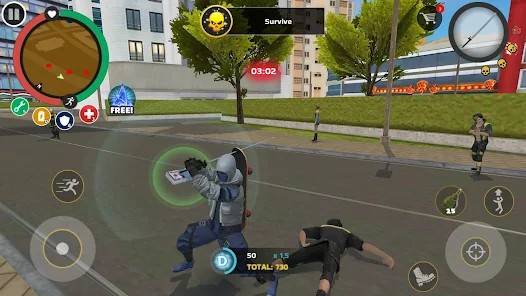 Descarga Rope Hero: Mafia City Wars MOD APK con Dinero Infinito para Android Gratis 