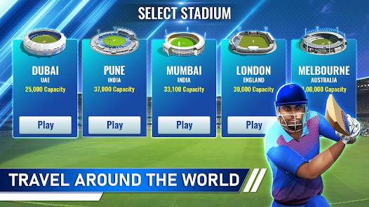 Descarga T20 Cricket Champions 3D MOD APK con Oro Infinito para Android Gratis 8