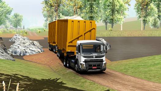 Descarga World Truck Driving Simulator MOD APK con Dinero Infinito y Desbloqueado para Android Gratis 4