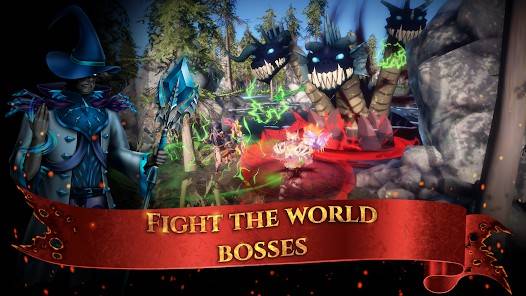 Descarga World of the Abyss: online RPG MOD APK No Skill CD para Android Gratis 4