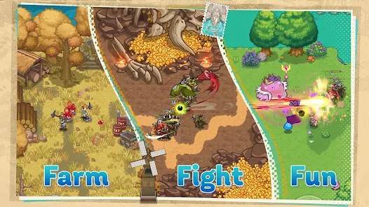 Descarga Fortias Saga: Action Adventure MOD APK con Daño y Multiplicador de Defensa para Android Gratis 3