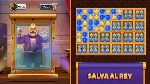 Descarga Royal Match MOD APK con Boosters Infinitos, Estrellas y Monedas para Android Gratis 