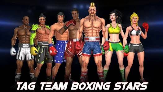 Descarga Tag Team Boxing Game MOD APK con Oro y Personaje desbloqueado para Android Gratis 5