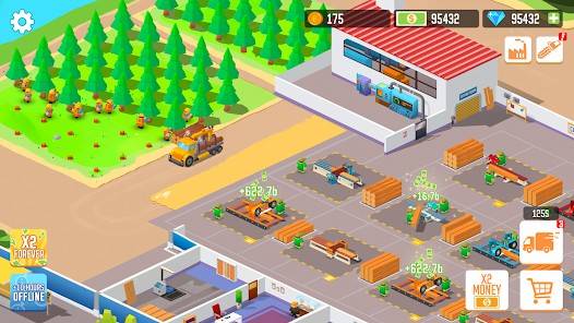 Descarga Idle Lumber Empire MOD APK con Compra Gratis y VIP para Android Gratis 4