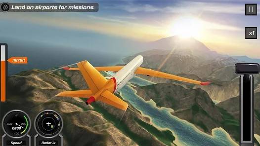 Descarga Flight Pilot Simulator 3D MOD APK con Monedas Infinitas y Avión desbloqueado para Android Gratis 5