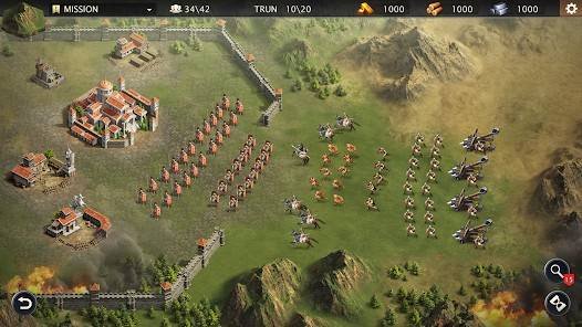 Descarga Grand War: Rome Strategy Games MOD APK con Medallas y Dinero Infinito para Android Gratis 4