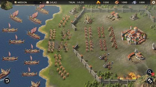 Descarga Grand War: Rome Strategy Games MOD APK con Medallas y Dinero Infinito para Android Gratis 5