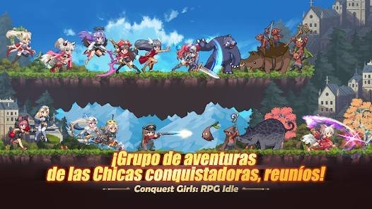 Descarga Conqueror girls MOD APK con Multiplicador de daño y Muchos Buff para Android Gratis 