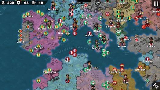 Descarga World Conqueror 4 MOD APK con Dinero Infinito, Medallas y Puntos para Android Gratis 2