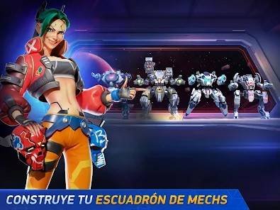 Descarga Mech Arena: Robot Showdown MOD APK con Mega Menú Mod, Daño y Munición para Android Gratis 