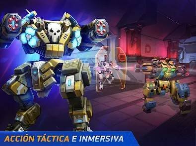 Descarga Mech Arena: Robot Showdown MOD APK con Mega Menú Mod, Daño y Munición para Android Gratis 3