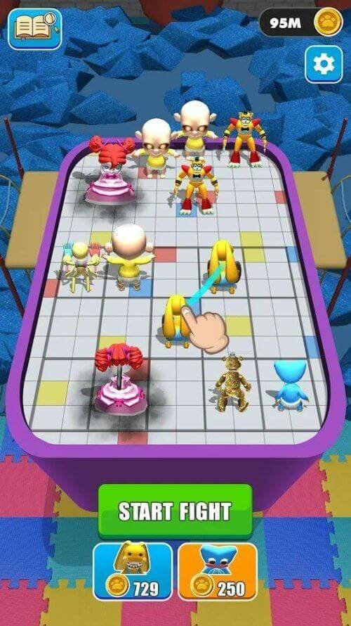 Descarga Merge Master Blue Monster MOD APK con Modo Dios, 1 Hit Kill y Recompensa Alta para Android Gratis