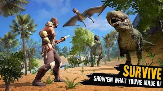 Descarga Jurassic Survival Island MOD APK con Dinero Infinito para Android Gratis 2