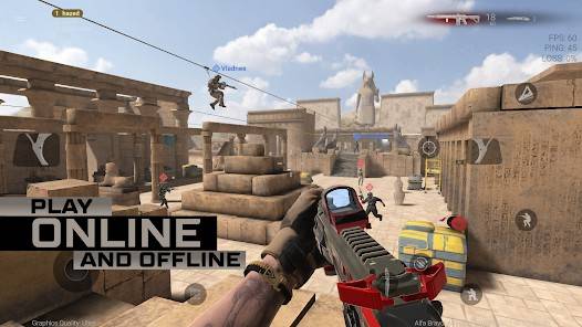 Descarga Combat Master Mobile FPS MOD APK con Munición Infinita para Android Gratis
