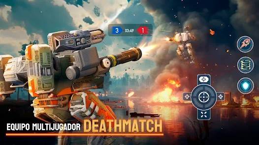 Descarga Mech Wars MOD APK con Dinero Infinito para Android Gratis 3