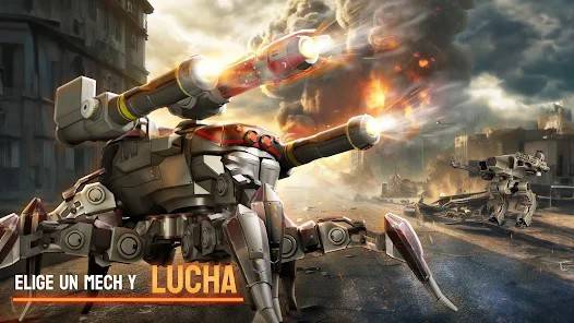 Descarga Mech Wars MOD APK con Dinero Infinito para Android Gratis 5