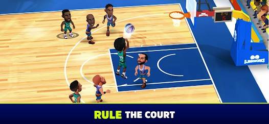 Descarga Mini Basketball MOD APK con Enemigos Tontos y Gana Fácil para Android Gratis 3
