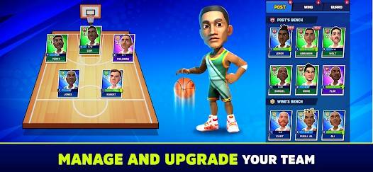 Descarga Mini Basketball MOD APK con Enemigos Tontos y Gana Fácil para Android Gratis 4