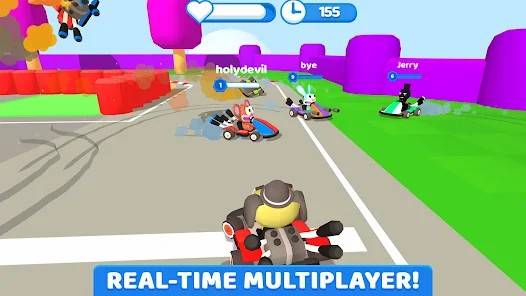 Descarga SmashKarts.io MOD APK con Multiplicador De Velocidad De Movimiento para Android Gratis 2