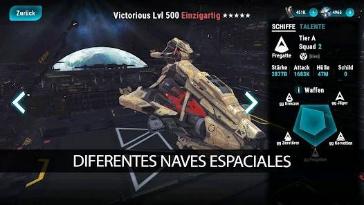 Descarga Stellar Wind Idle MOD APK con Aleación Infinita y orbes antiguos para Android Gratis 2