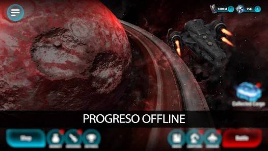 Descarga Stellar Wind Idle MOD APK con Aleación Infinita y orbes antiguos para Android Gratis 