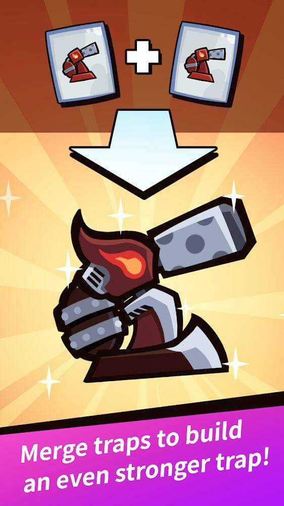 Descarga Trap Master: Merge Defense MOD APK con Dinero Infinito y Mega Menú para Android Gratis 2