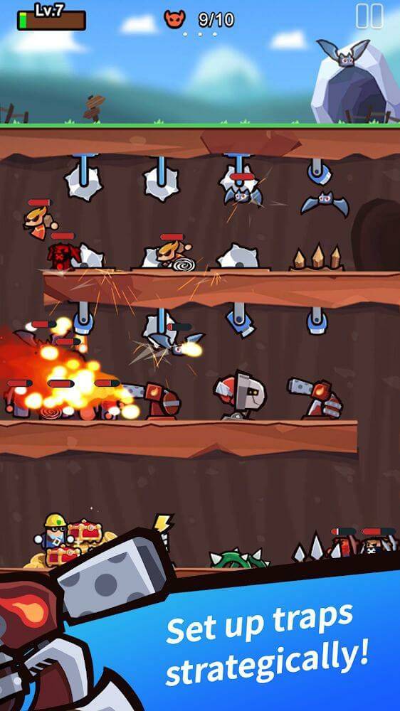 Descarga Trap Master: Merge Defense MOD APK con Dinero Infinito y Mega Menú para Android Gratis