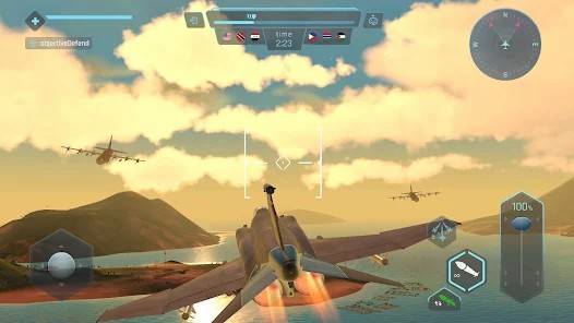 Descarga Sky Warriors MOD APK con Acelerar el tiempo para Android Gratis 