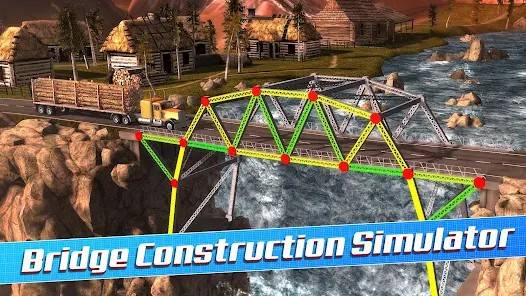 Descarga Bridge Construction Simulator MOD APK con Pistas Infinitas para Android Gratis 2