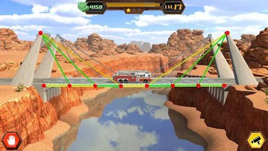 Descarga Bridge Construction Simulator MOD APK con Pistas Infinitas para Android Gratis 