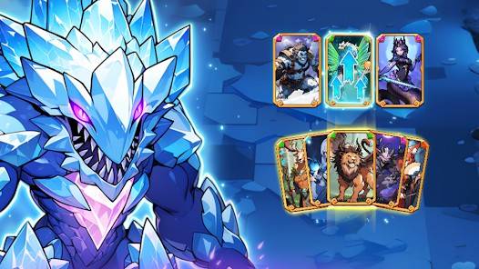 Descarga Hero Deck-Card Idle CCG MOD APK con Menú, Gemas ilimitadas, Daño y Modo Dios para Android Gratis 