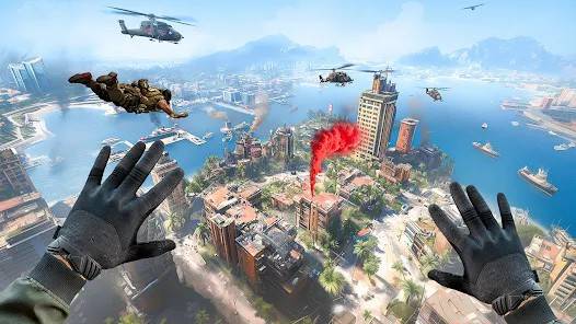 Descarga Commando War Army MOD APK con Enemigo Tonto y Modo Dios para Android Gratis 3