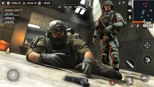 Descarga Commando War Army MOD APK con Enemigo Tonto y Modo Dios para Android Gratis 5