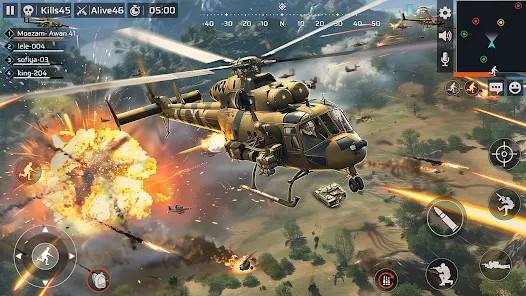 Descarga Commando War Army MOD APK con Enemigo Tonto y Modo Dios para Android Gratis 7