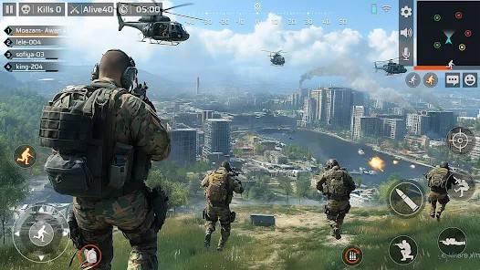 Descarga Commando War Army MOD APK con Enemigo Tonto y Modo Dios para Android Gratis