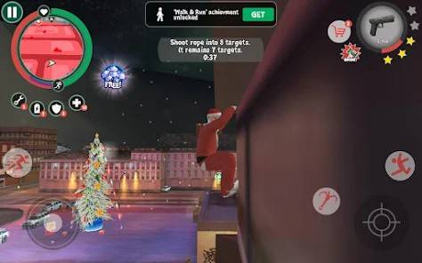 Descarga Crime Santa MOD APK con Puntos de habilidad Infinitos para Android Gratis 3